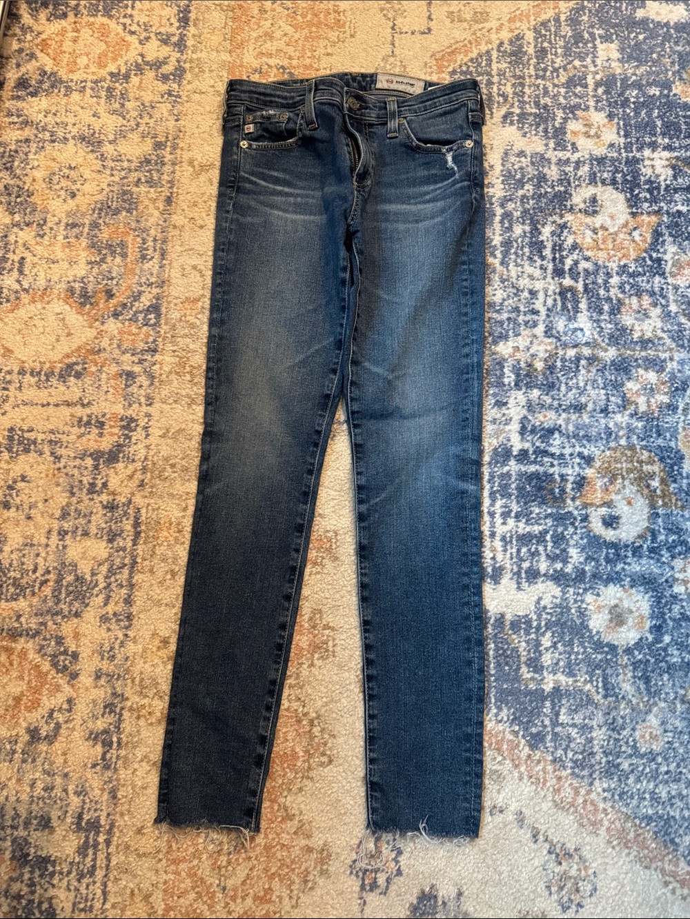 AG Adriano Goldschmied Dark Blue Skinny Jeans